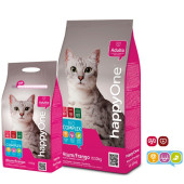 Премиум  храна за котки Happy One- BioComplex-  за котки над 12 месеца с пилешко месо